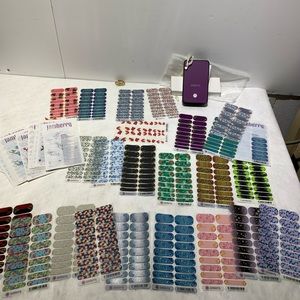 Jamberry Huge Disney nail wraps 100 full sheets Lot with Heater
